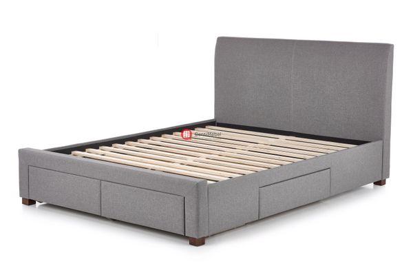 CentrMebel | Кровать Modena серый 160 x 200 см серый 3