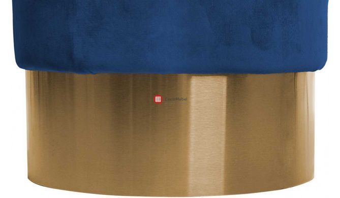 CentrMebel | Пуф Oskar TD110 Dark blue (синій) 3