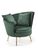 CentrMebel | Кресло ALMOND (зеленый) 1