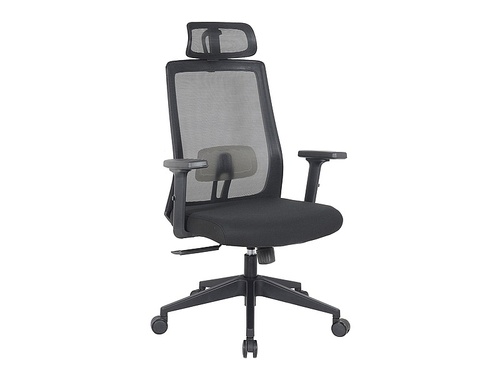 CentrMebel | Крісло офісне для персоналу Q-058 (чорний) 1