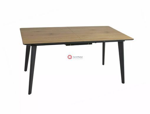 CentrMebel | Стіл обідній прямокутний розкладний з МДФ Rene 160(200)х90 (дуб) 2