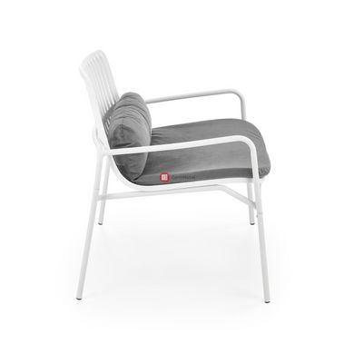 CentrMebel | Крісло для відпочинку MELBY (сірий) 2