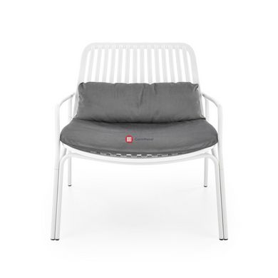CentrMebel | Крісло для відпочинку MELBY (сірий) 5