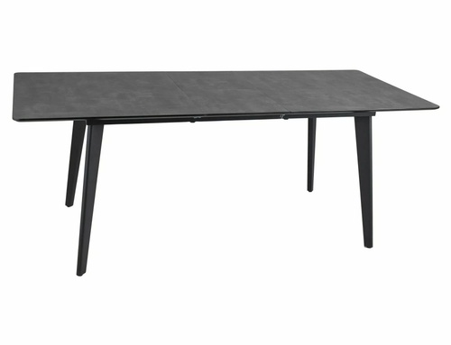 CentrMebel | Стол обеденный прямоугольный раскладной из МДФ Rene 160(200)х90 (серый мрамор) 1