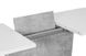 CentrMebel | Стол обеденный прямоугольный раскладной из ЛДСП CALIPSO 110(145)х68 (белый) 5