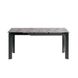 CentrMebel | Vermont Iron Grey стол раскладной глазурованное стекло 120-170 см (серый) 6