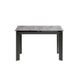 CentrMebel | Vermont Iron Grey стол раскладной глазурованное стекло 120-170 см (серый) 6