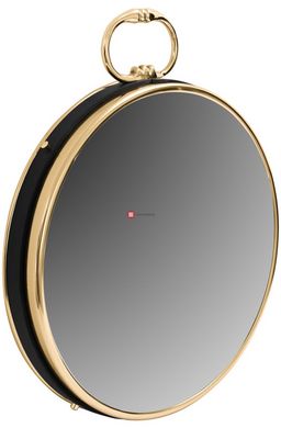 CentrMebel | Настенное зеркало Round 925 Gold/Black Ø 41 cm (чорный; золотой) 1