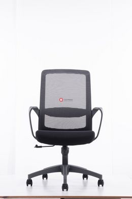 CentrMebel | Крісло офісне для персоналу IRON (чорний) 2