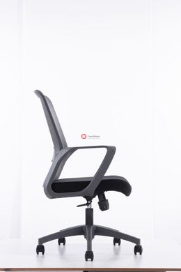 CentrMebel | Крісло офісне для персоналу IRON (чорний) 3