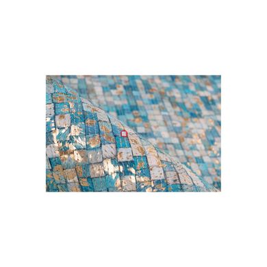 CentrMebel | Килим Finish 100 Turquoise/Gold 120x170 (бірюзовий; золотий) 3