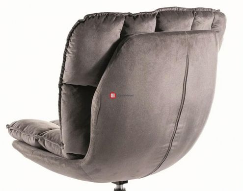 CentrMebel | Кресло для отдыха VESTA VELVET (серый) 5