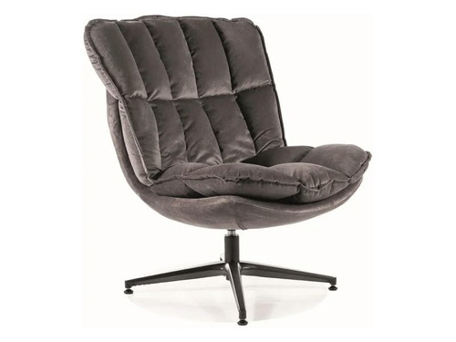CentrMebel | Кресло для отдыха VESTA VELVET (серый) 1