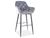 CentrMebel | Барный стул CHERRY H-1 VELVET (серый) BLUVEL 14 1