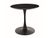 CentrMebel | Стол обеденный круглый керамика+металл диаметр 80 ESPERO (Черный матовый/Черный) 1