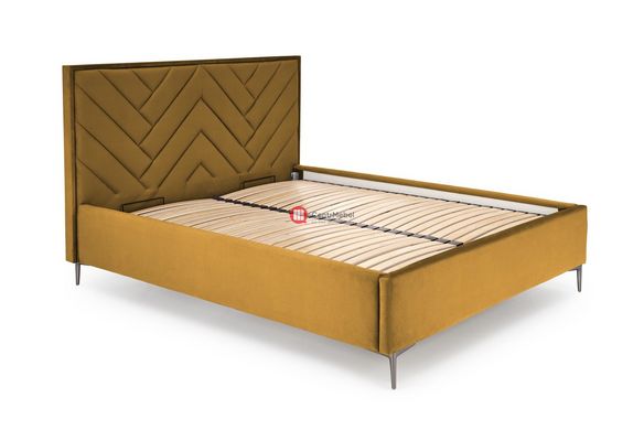 CentrMebel | Ліжко двоспальне з підйомним механізмом MODULO 160x200 (жовтий) 2