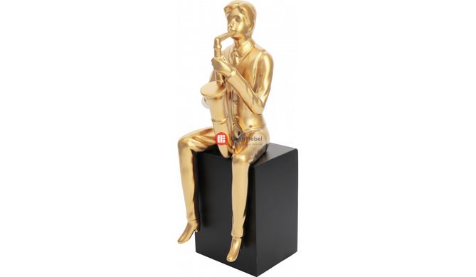 CentrMebel | Скульптура Saxophone Player Gold(золотой) 3