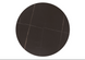 CentrMebel | Стол обеденный круглый керамика+металл диаметр 80 ESPERO (Черный матовый/Черный) 3