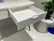 CentrMebel | Туалетний стіл з шухлядами на ніжках ZOVA T-103 (бежевий матовий/чорний) 16
