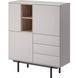 CentrMebel | Комод IK100 Inox (сірий) 7