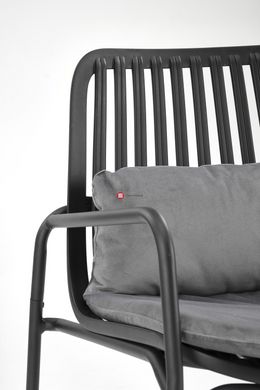 CentrMebel | Крісло для відпочинку MELBY (сірий) 8