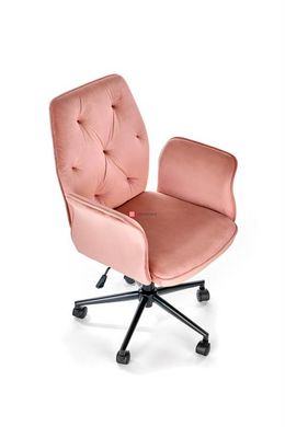 CentrMebel | Кресло офисное для персонала TULIP (розовый/черный) 4