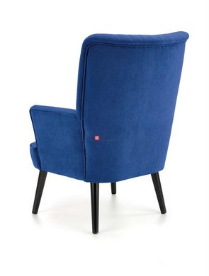 CentrMebel | Крісло для відпочинку DELGADO (темно-синій/чорний) 5