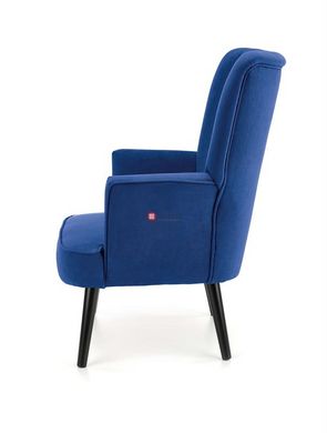 CentrMebel | Крісло для відпочинку DELGADO (темно-синій/чорний) 3