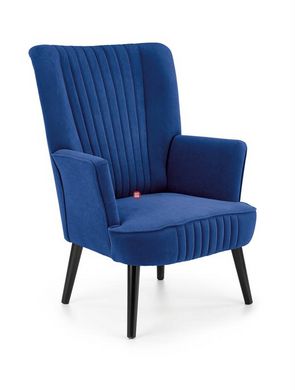 CentrMebel | Крісло для відпочинку DELGADO (темно-синій/чорний) 1
