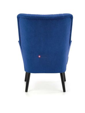 CentrMebel | Крісло для відпочинку DELGADO (темно-синій/чорний) 4