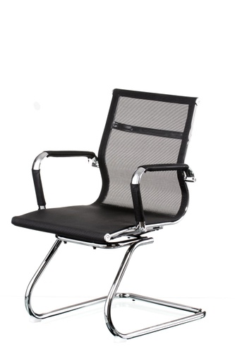 CentrMebel | Кресло офисное конференционное Solano mеsh confеrеncе black,Teсhnostyle, Черный 1