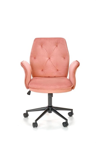 CentrMebel | Кресло офисное для персонала TULIP (розовый/черный) 1