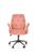 CentrMebel | Кресло офисное для персонала TULIP (розовый/черный) 1