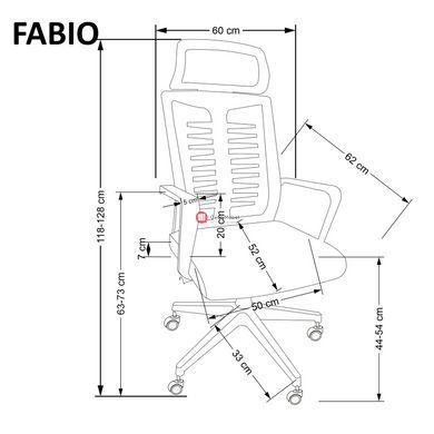 CentrMebel | Крісло офісне FABIO (чорний) 10