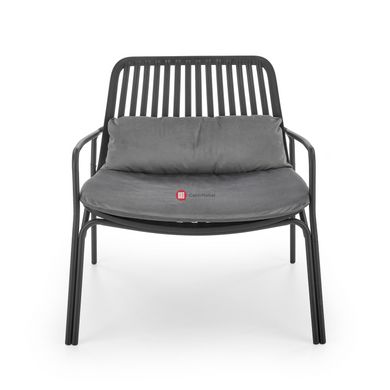 CentrMebel | Крісло для відпочинку MELBY (сірий) 3