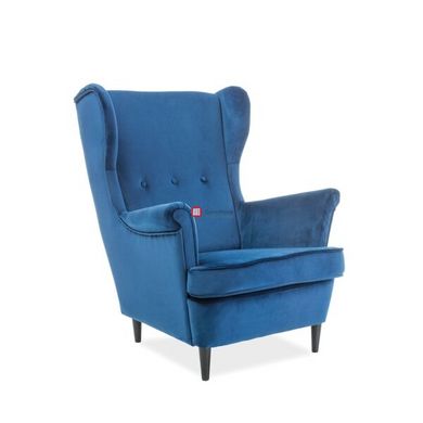 CentrMebel | Кресло LORD VELVET, темно-синий 1
