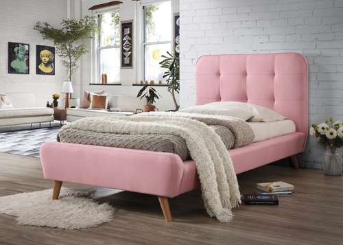 CentrMebel | Ліжко TIFFANY-90, рожевий 1