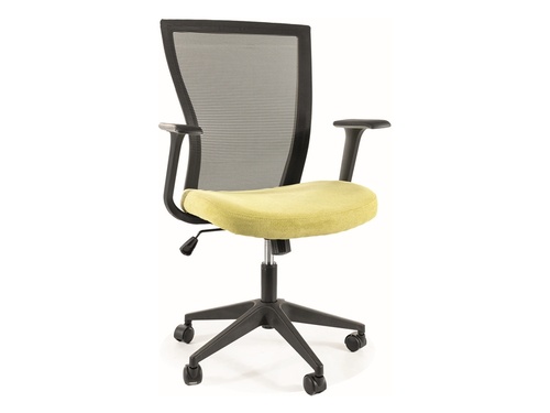 CentrMebel | Кресло офисное оборотное Q-328 Черный+Зеленый 1