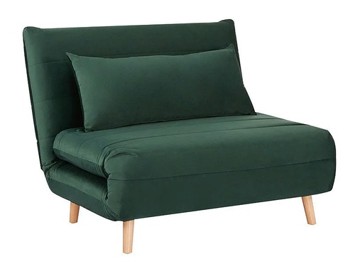 CentrMebel | Кресло мягкое SPIKE VELVET (зеленый) 1