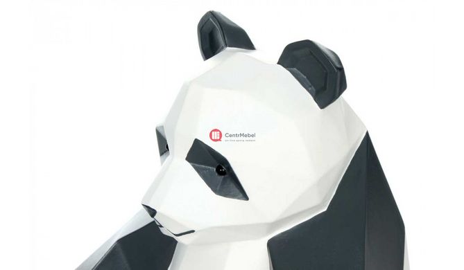 CentrMebel | Скульптура Panda K110 Black/White (чорний; білий) 3