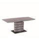 CentrMebel | Стол обеденный LEONARDO 140180, серый бетон 4