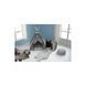 CentrMebel | Килим Lovely Kids Penguin Grey/Blue 52x90 (сірий; блакитний) 2