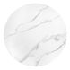 CentrMebel | Стіл журнальний круглий кераміка TRIBECA (білий мармур) 6