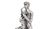 CentrMebel | Скульптура Saxophone Player Silver(серебряный) 1