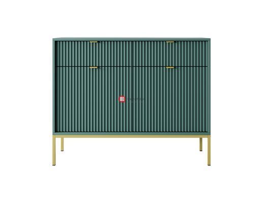 CentrMebel | Комод NOVA KSZ-104 (лабрадор/золото) 4