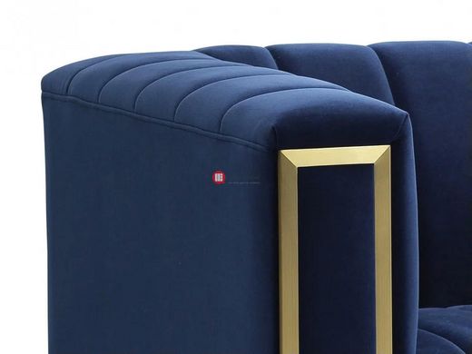 CentrMebel | Кресло для отдыха VOGUE 1 VELVET (синий) 2