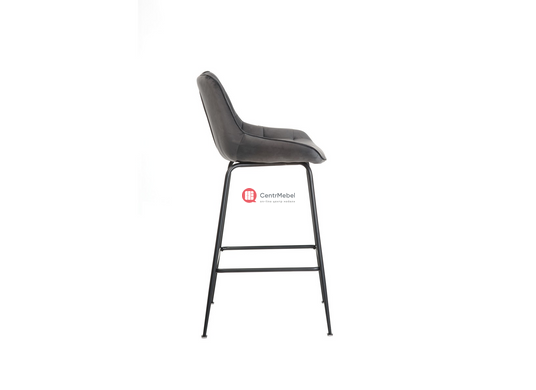 CentrMebel | Барный стул B-140 (серый) 2