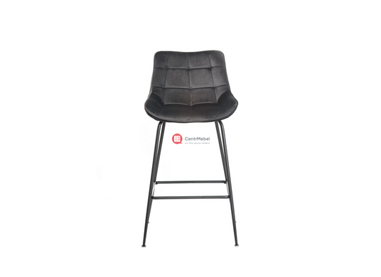 CentrMebel | Барный стул B-140 (серый) 5