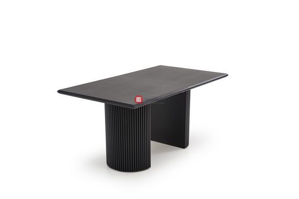 CentrMebel | Обідній стіл розкладний BOLERO 160-250х90 (чорний) 14