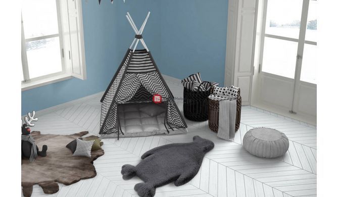 CentrMebel | Килим Lovely Kids Penguin Antracite 52x90 2